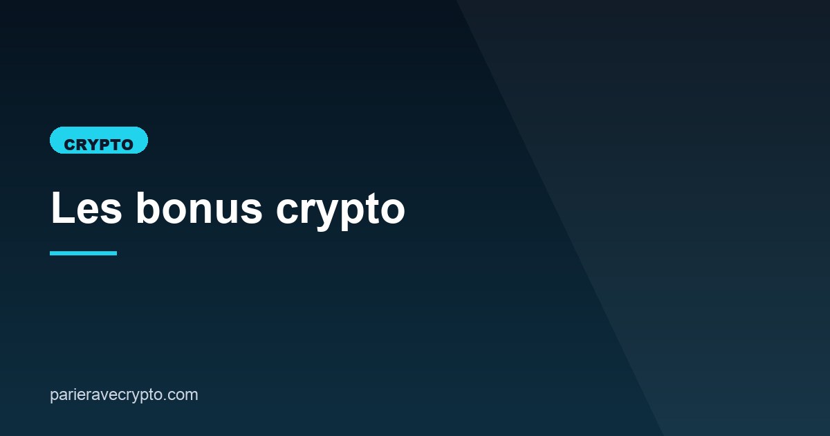 Illustration de l'article consacré aux bonus crypto