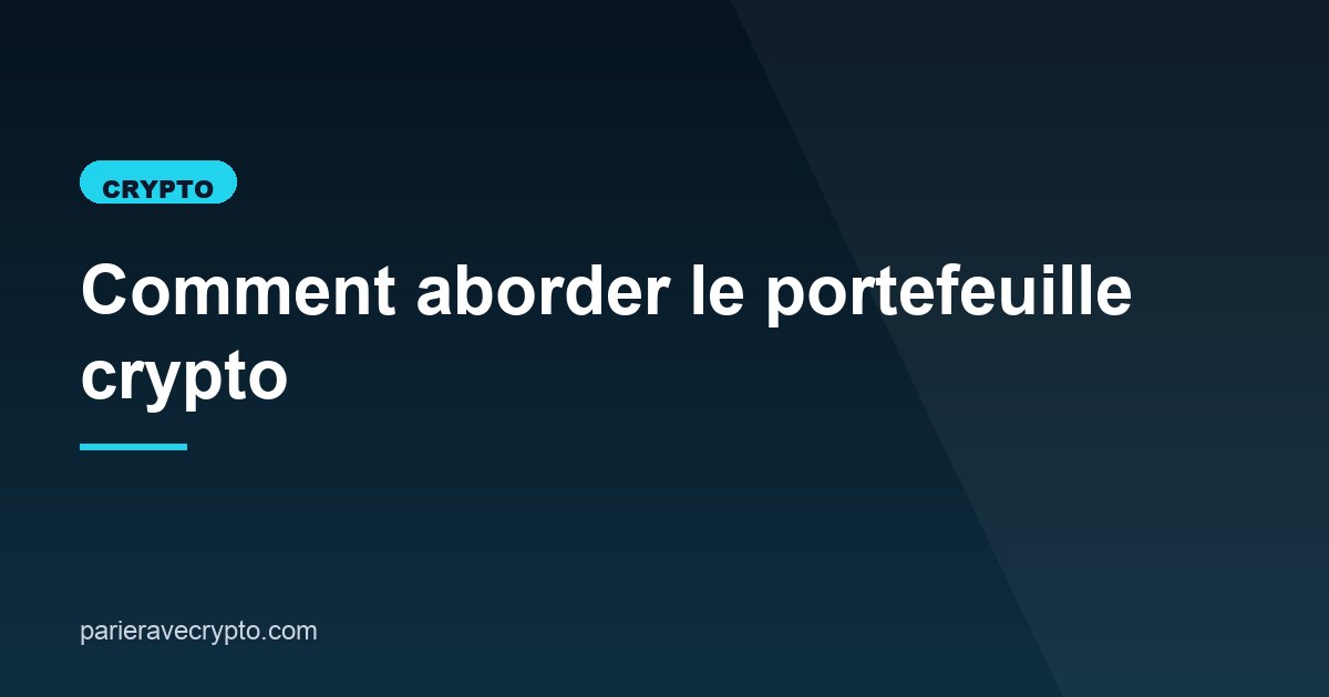 Illustration de l'article consacré au portefeuille crypto